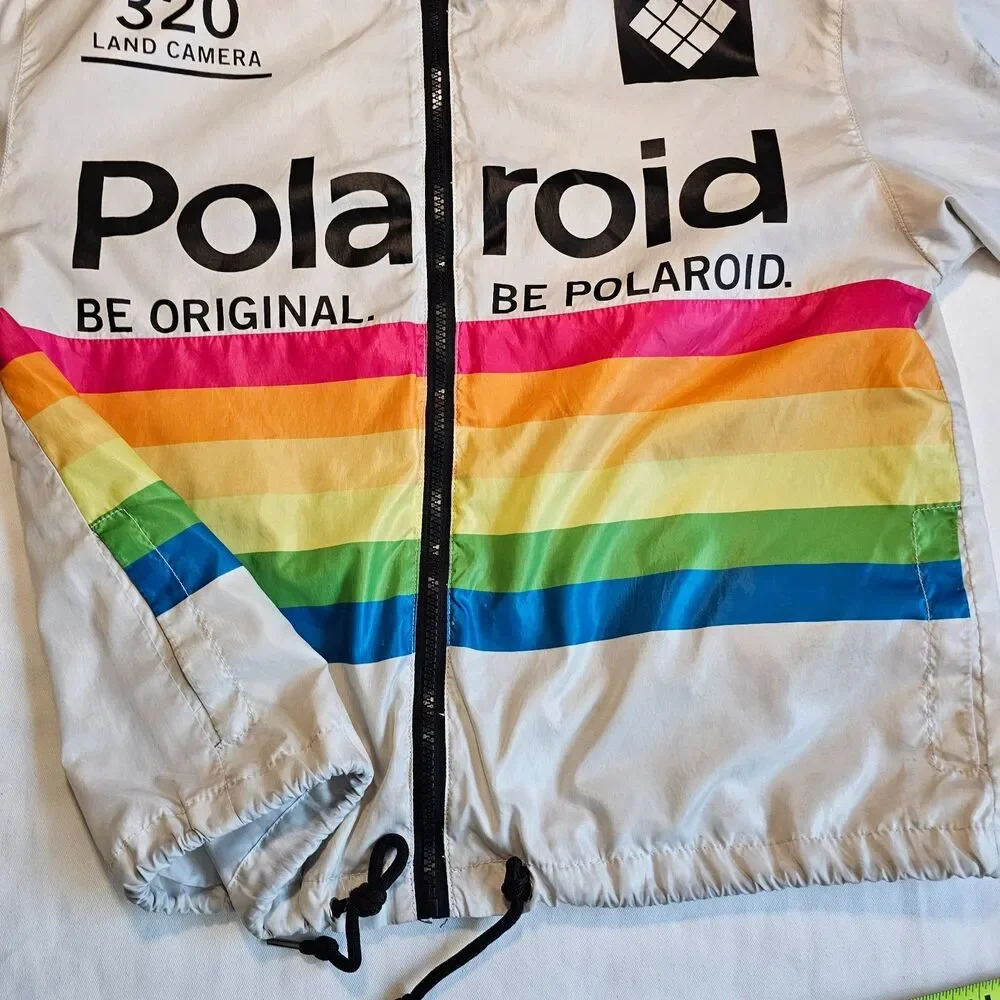 Polaroid Windbreaker Jacket sz M - Picture 7 of 10